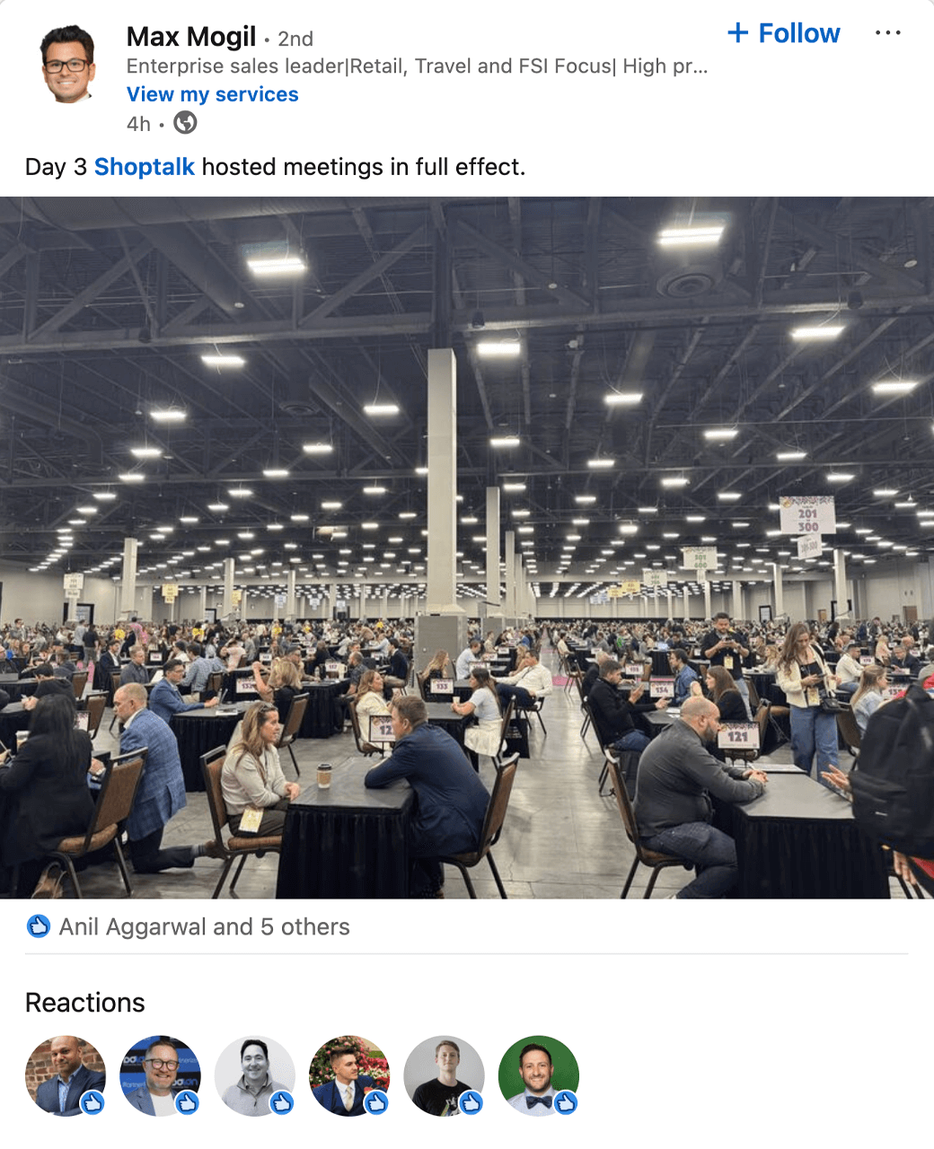  Day 3 Shoptalk hosted meetings in full effect.